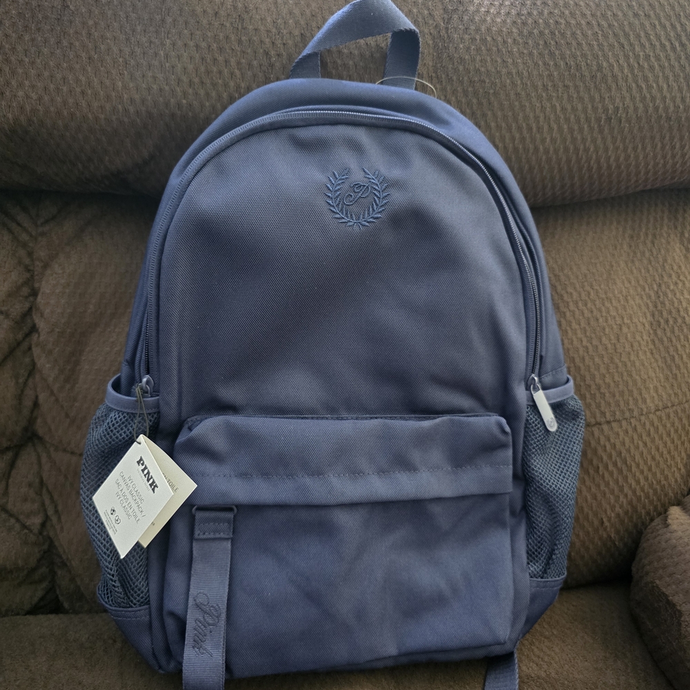 PINK Victoria's Secret Blue Backpack